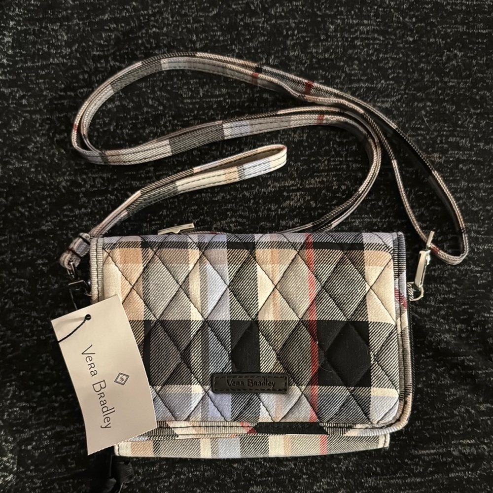 Vera Bradley Perfectly Plaid RFID 3-in-1 Crossbody